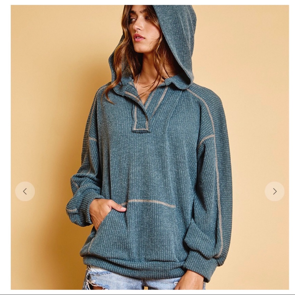 ✨RESTOCK✨Fabulous stylish Kangaroo Pocket Hoodie - Picture 5 of 6